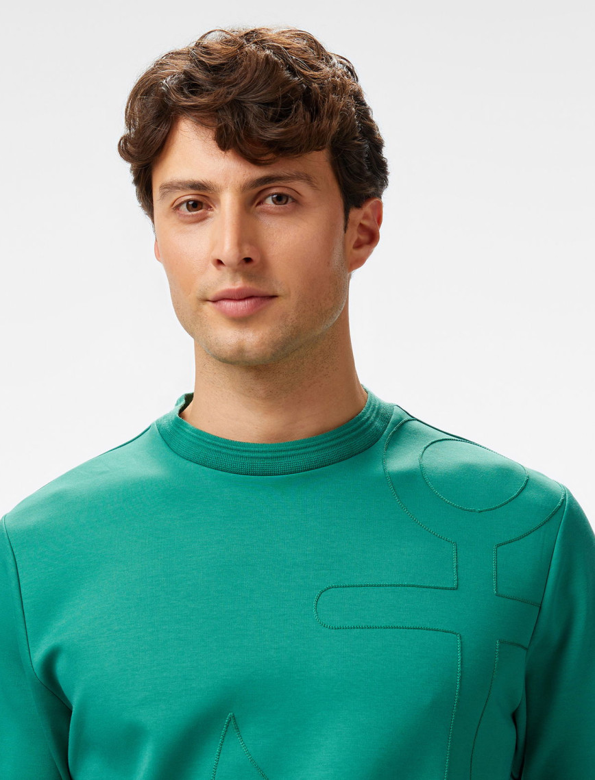 Nautica Erkek Yeşil Regular Fit Sweatshirt
