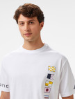Nautica Erkek Beyaz Oversize Fit Baskılı T-Shirt Nautica Erkek Beyaz Oversize Fit Baskılı T-Shirt