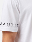 Nautica Erkek Beyaz Oversize Fit Baskılı T-Shirt Nautica Erkek Beyaz Oversize Fit Baskılı T-Shirt