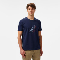 Nautica Erkek Lacivert Regular Fit Baskılı T-Shirt Nautica Erkek Lacivert Regular Fit Baskılı T-Shirt