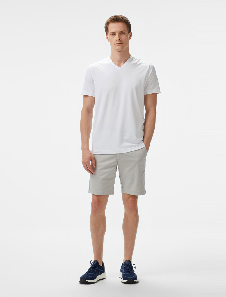 Nautica Erkek Beyaz Regular Fit T-Shirt Nautica Erkek Beyaz Regular Fit T-Shirt