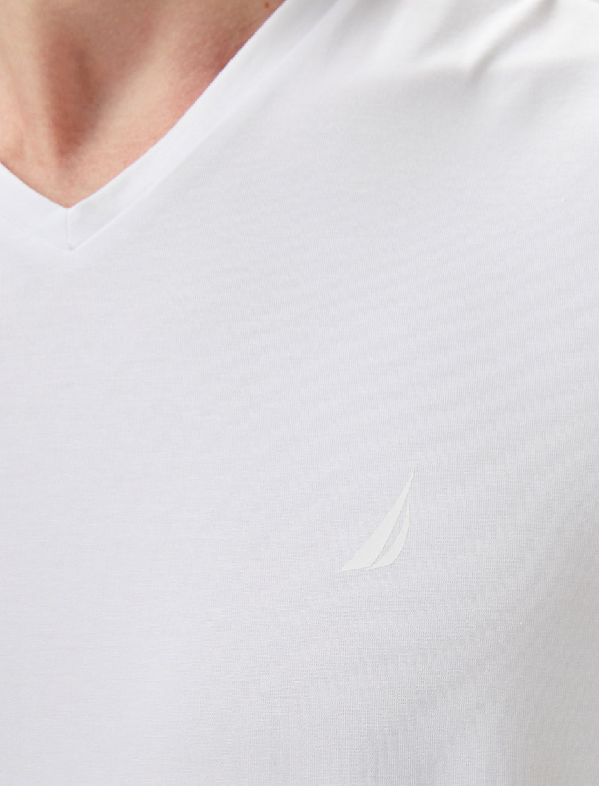Nautica Erkek Beyaz Regular Fit T-Shirt Nautica Erkek Beyaz Regular Fit T-Shirt