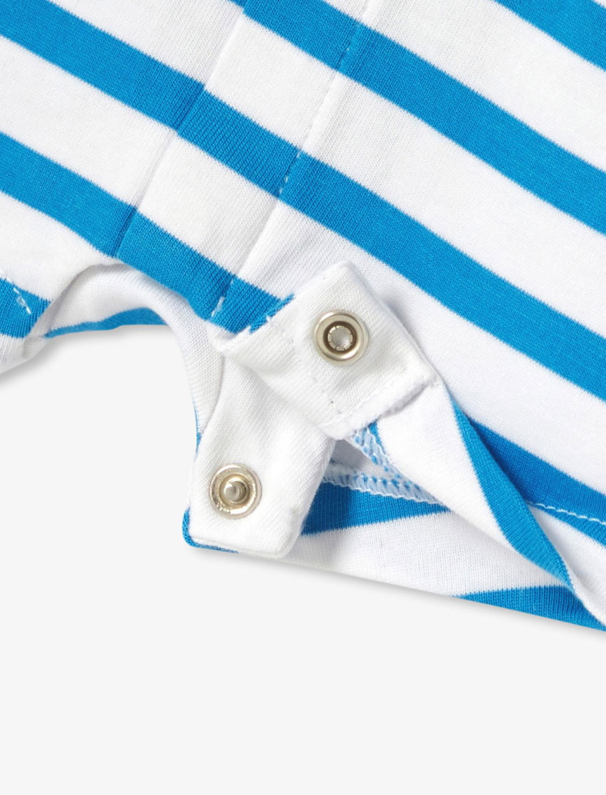 Jacadi Paris Yenidoğan Erkek Bebek Çizgili Kısa Tulum Jacadi Paris Yenidoğan Erkek Bebek Çizgili Kısa Tulum