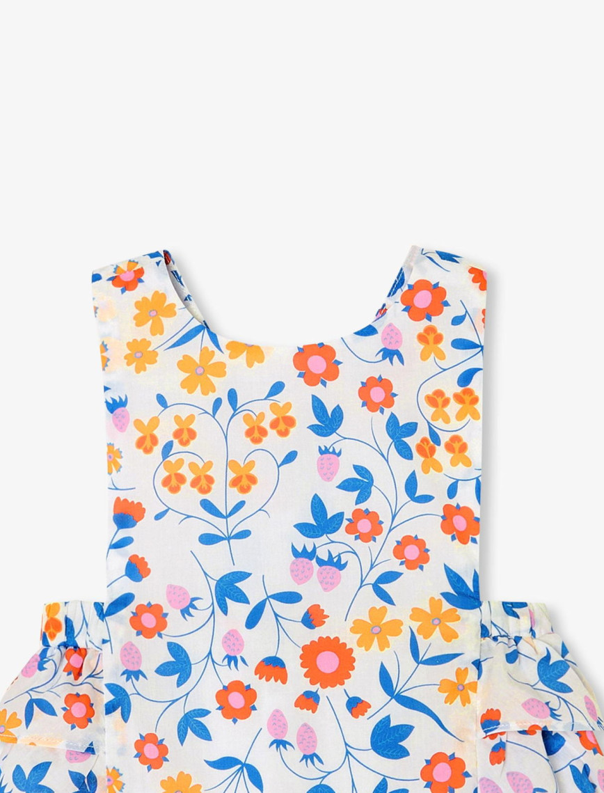 Jacadi Paris Yenidoğan Kız Bebek Çiçek Desenli Poplin Kısa Tulum Jacadi Paris Yenidoğan Kız Bebek Çiçek Desenli Poplin Kısa Tulum