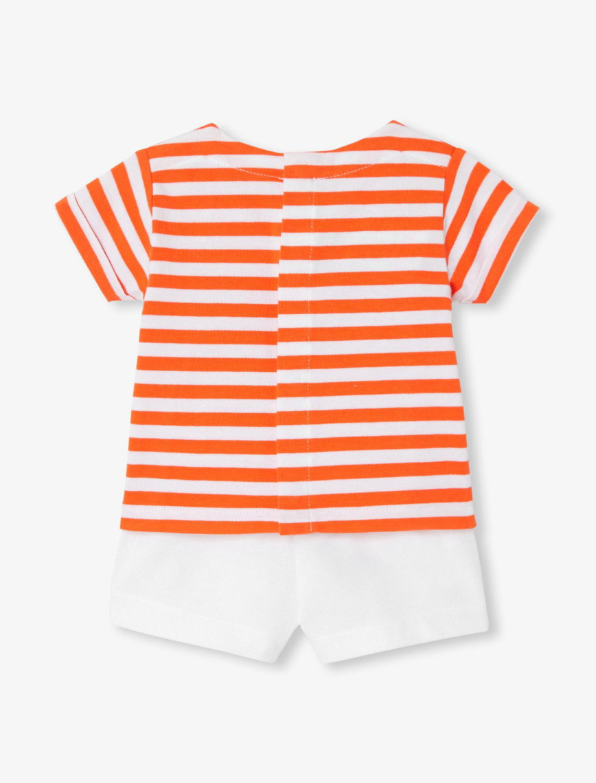 Jacadi Paris Yenidoğan Erkek Bebek Breton Şortlu İkili Set Jacadi Paris Yenidoğan Erkek Bebek Breton Şortlu İkili Set