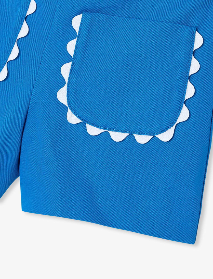 Jacadi Paris Kız Bebek Yama Cepli Twill Şort Jacadi Paris Kız Bebek Yama Cepli Twill Şort