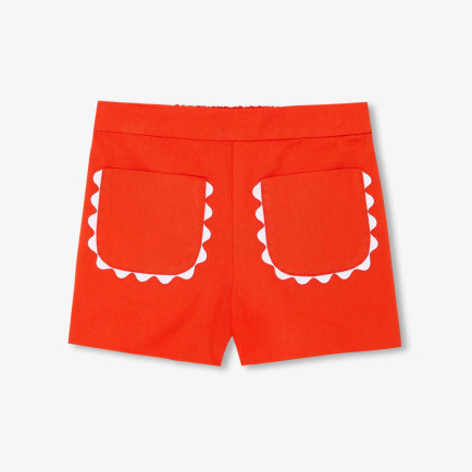 Jacadi Paris Kız Bebek Yama Cepli Twill Şort Jacadi Paris Kız Bebek Yama Cepli Twill Şort