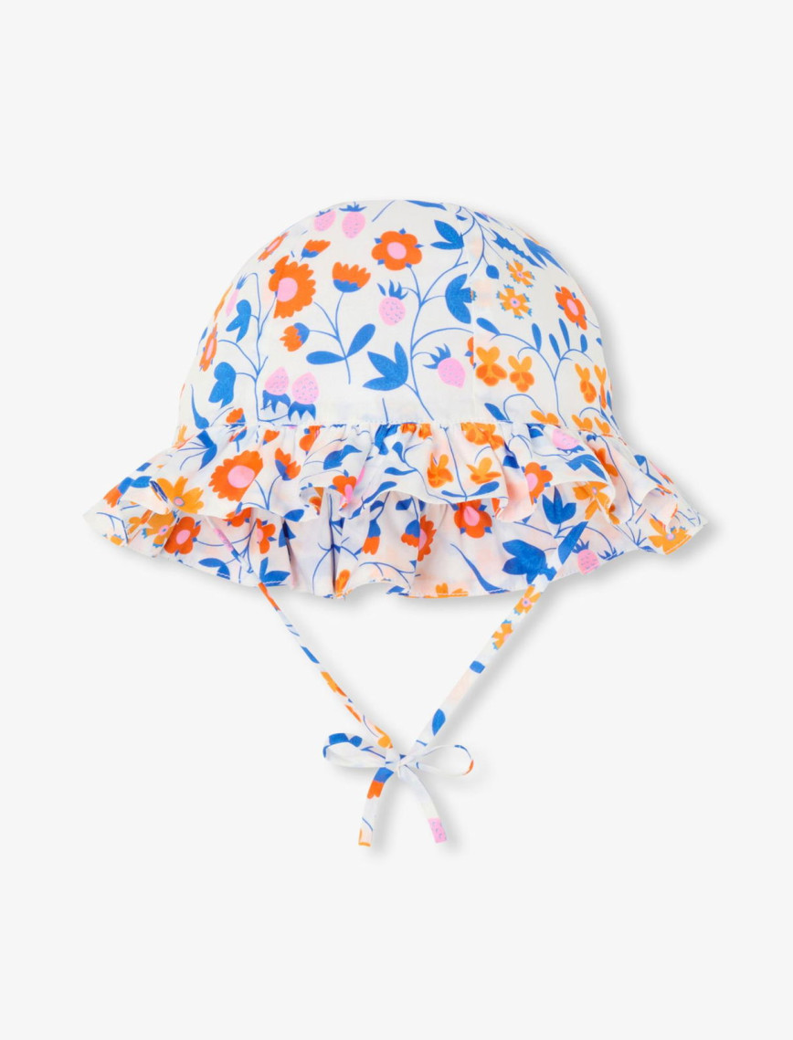 Jacadi Paris Yenidoğan Kız Bebek Çiçek Desenli Bob Şapka Jacadi Paris Yenidoğan Kız Bebek Çiçek Desenli Bob Şapka