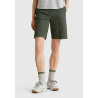 Kadın Haki Pamuk Karışımlı Önü Düğmeli Regular Fit Bermuda Şort Kadın Haki Pamuk Karışımlı Önü Düğmeli Regular Fit Bermuda Şort