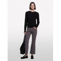 Kadın Siyah Kaşmir Karışımlı Regular Fit Kazak Kadın Siyah Kaşmir Karışımlı Regular Fit Kazak