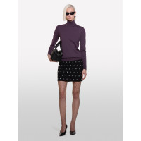 Kadın Mor Viskoz Karışımlı Balıkçı Yaka Düz Kazak Kadın Mor Viskoz Karışımlı Balıkçı Yaka Düz Kazak