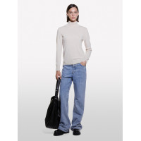 Kadın Krem Yün ve Kaşmir Karışımlı Ribana Detaylı Balıkçı Yaka Kazak Kadın Krem Yün ve Kaşmir Karışımlı Ribana Detaylı Balıkçı Yaka Kazak