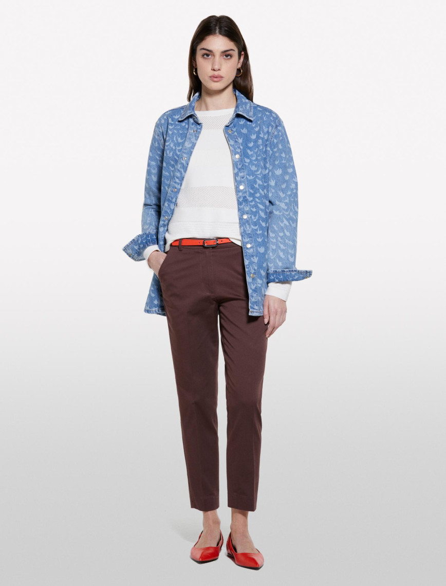 Kadın Bej Viskoz Karışımlı Şerit Efektli Kayık Yaka Kazak