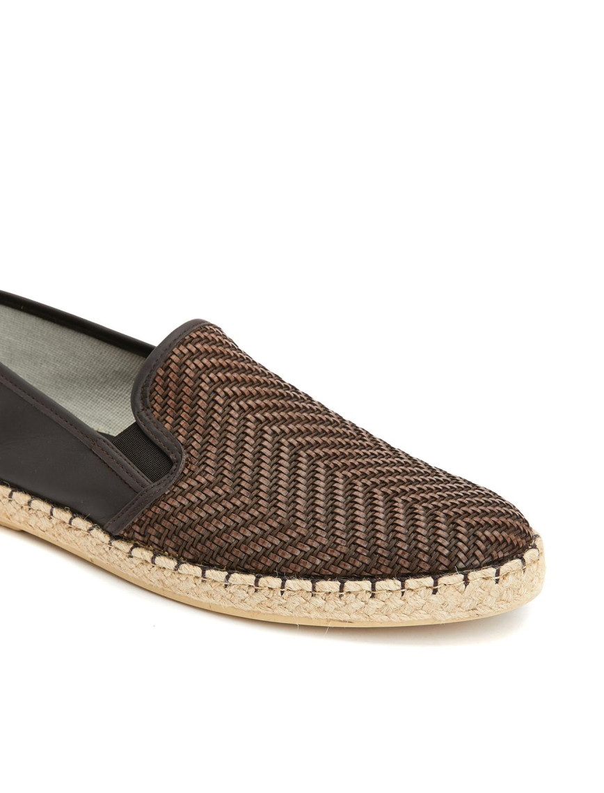Network Erkek Kahverengi Deri Espadril Network Erkek Kahverengi Deri Espadril