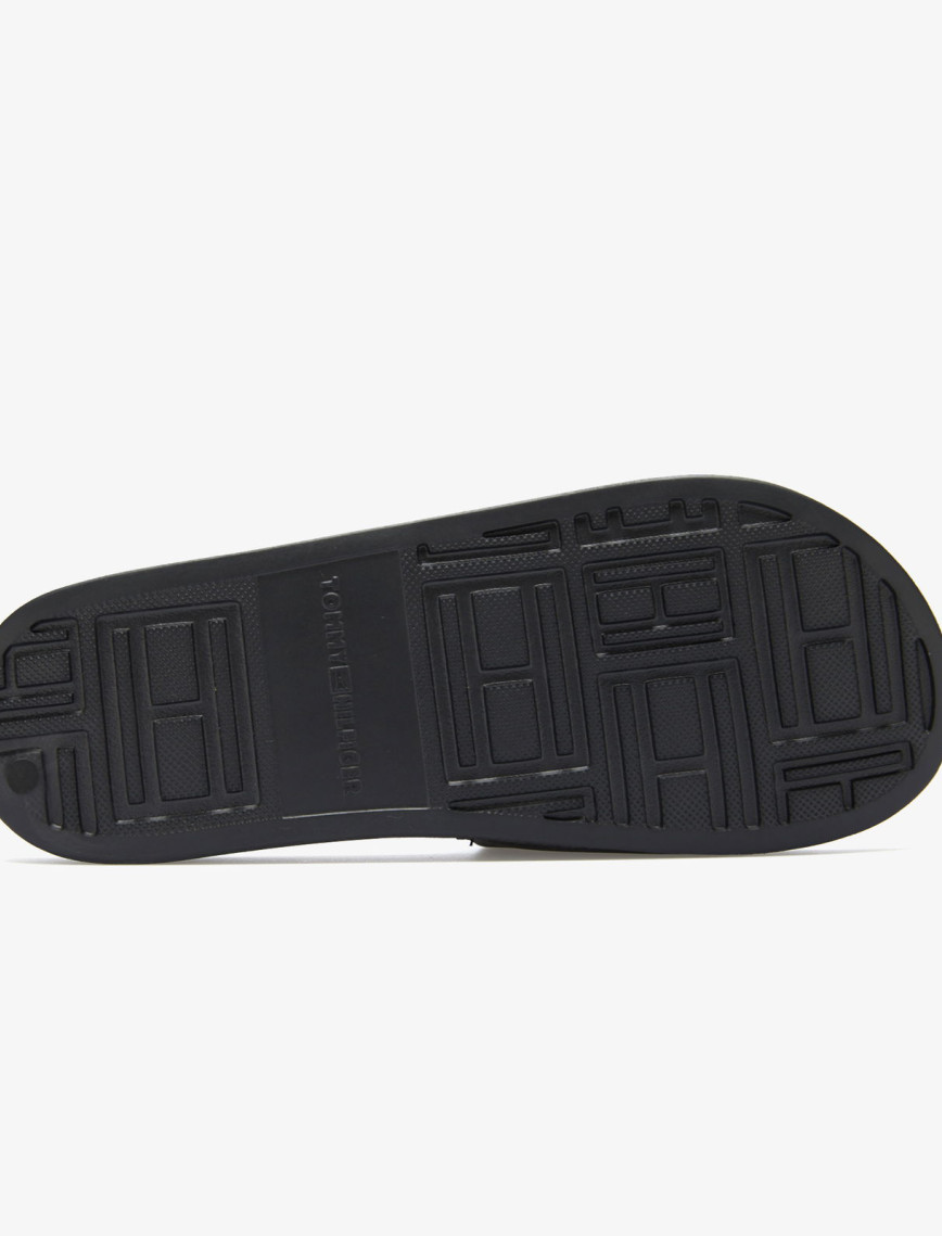 Tommy Hilfiger Hilifger Nyc Pool Erkek Siyah Terlik