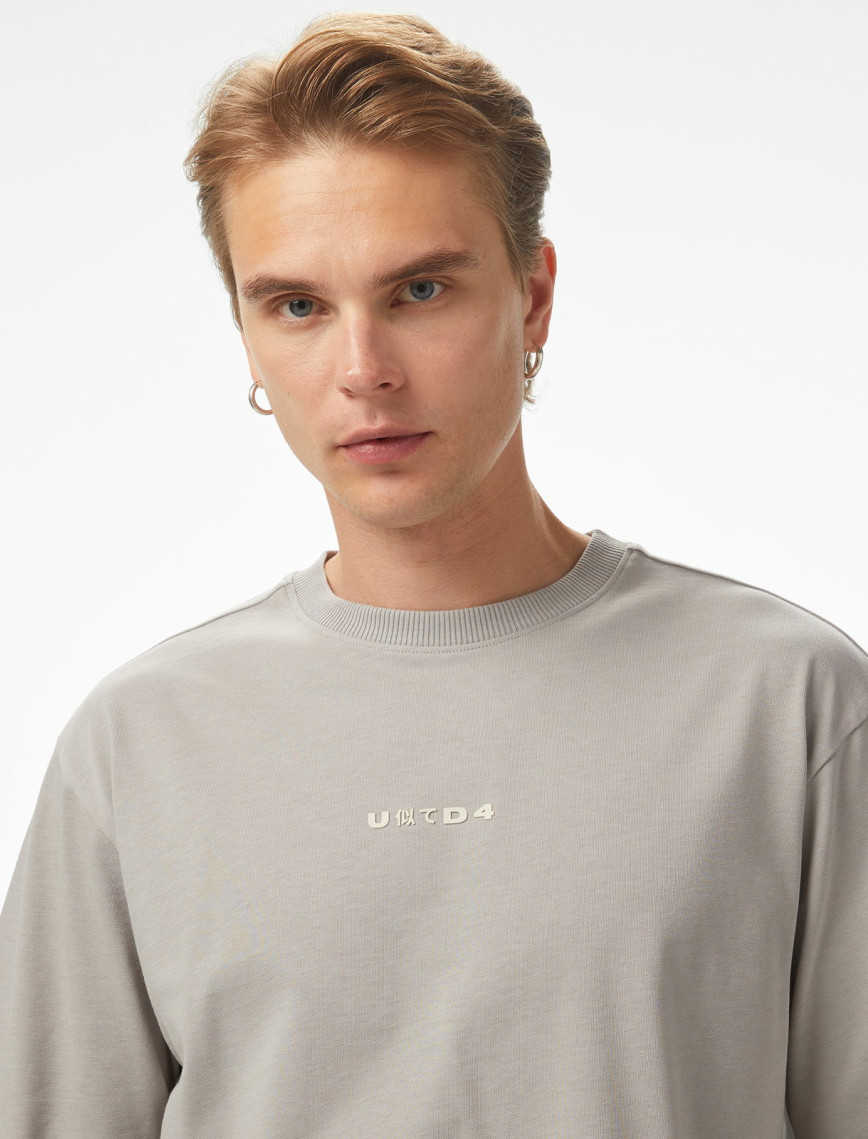 UNITED4 Erkek Gri T-Shirt UNITED4 Erkek Gri T-Shirt