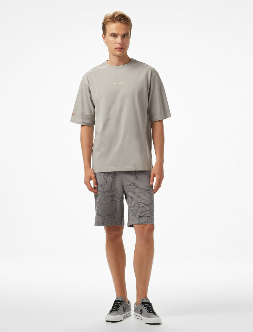 UNITED4 Erkek Gri T-Shirt UNITED4 Erkek Gri T-Shirt