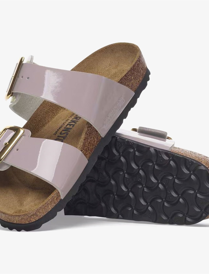 Birkenstock Sydney Cushion Buckle Bf Patent Kadın Mor Terlik Birkenstock Sydney Cushion Buckle Bf Patent Kadın Mor Terlik