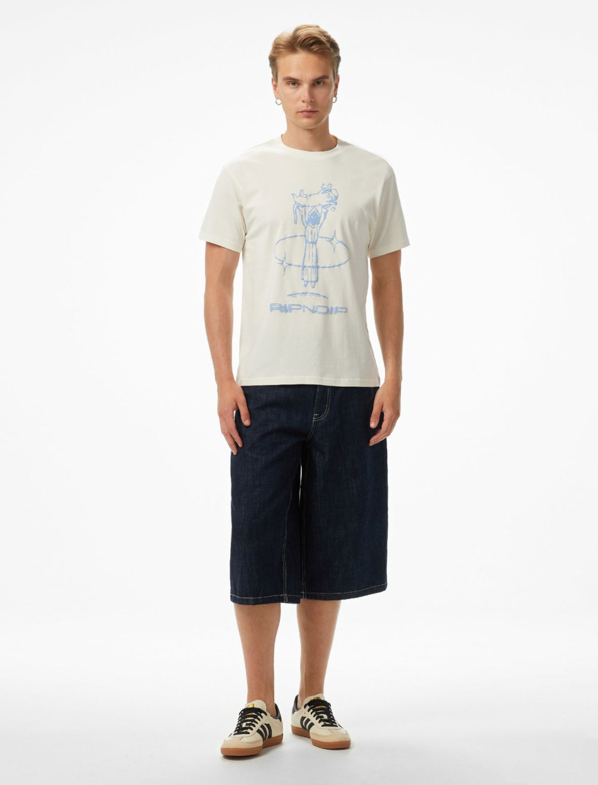 Ripndip Saturn Bone Erkek Beyaz T-Shirt Ripndip Saturn Bone Erkek Beyaz T-Shirt