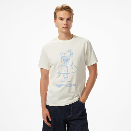 Ripndip Saturn Bone Erkek Beyaz T-Shirt Ripndip Saturn Bone Erkek Beyaz T-Shirt