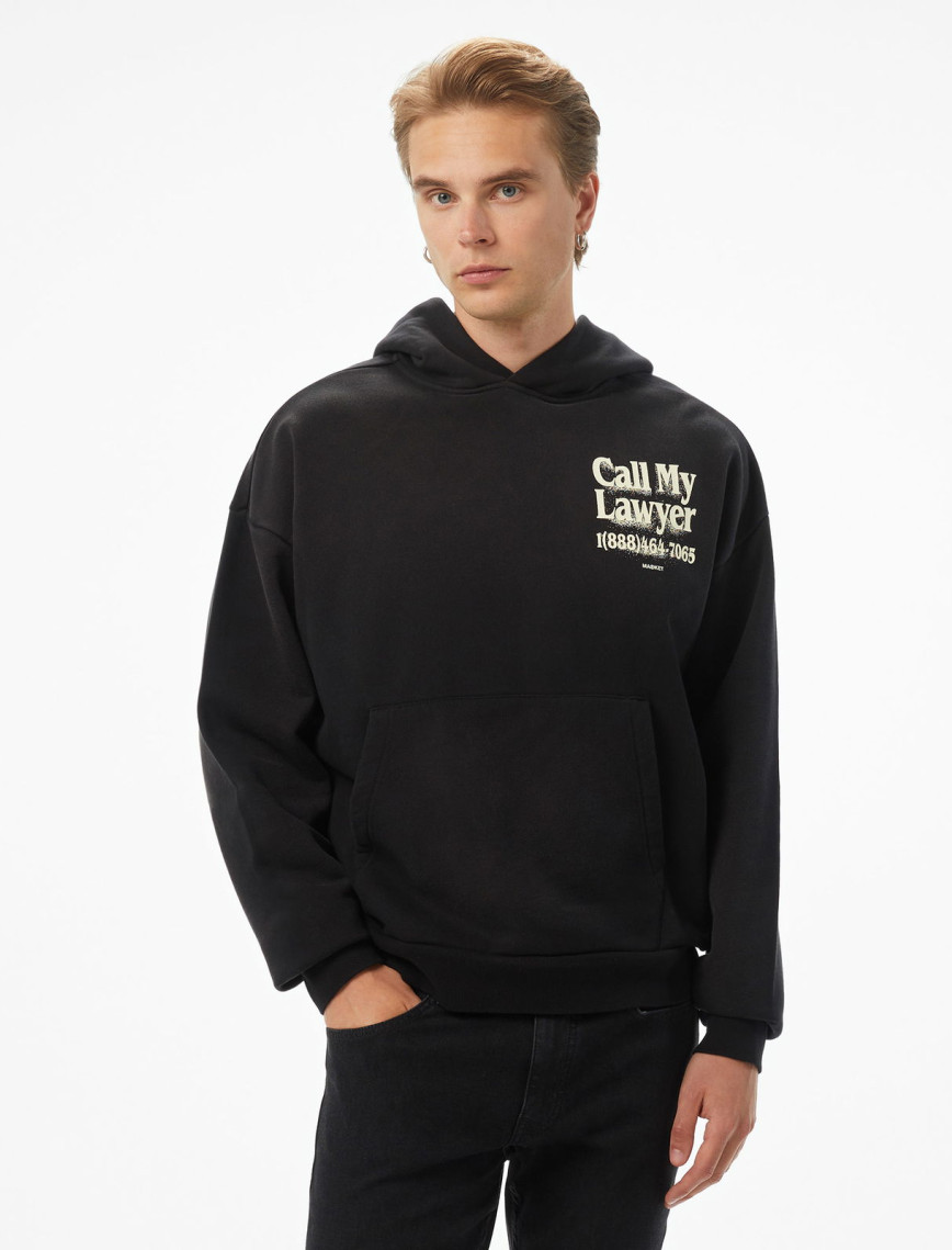 The Market 'Call My Lawyer' Erkek Siyah Sweatshirt The Market 'Call My Lawyer' Erkek Siyah Sweatshirt