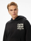 The Market 'Call My Lawyer' Erkek Siyah Sweatshirt The Market 'Call My Lawyer' Erkek Siyah Sweatshirt