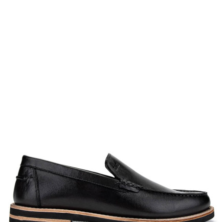 Tamer Tanca Erkek Hakiki Deri Siyah Loafer Ayakkabı Tamer Tanca Erkek Hakiki Deri Siyah Loafer Ayakkabı