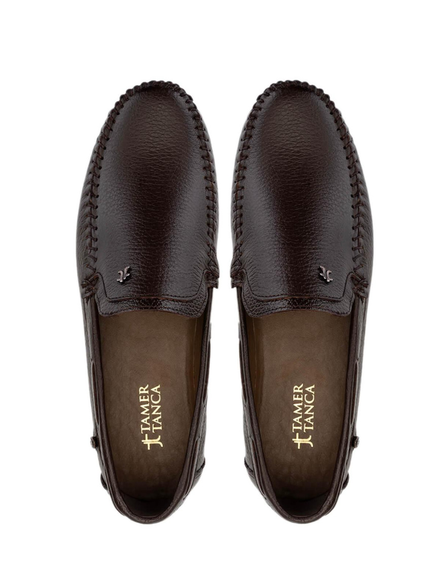 Tamer Tanca Erkek Hakiki Deri Kahverengi Loafer Ayakkabı Tamer Tanca Erkek Hakiki Deri Kahverengi Loafer Ayakkabı