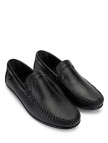 Tamer Tanca Erkek Hakiki Deri Siyah Floter Loafer Ayakkabı Tamer Tanca Erkek Hakiki Deri Siyah Floter Loafer Ayakkabı