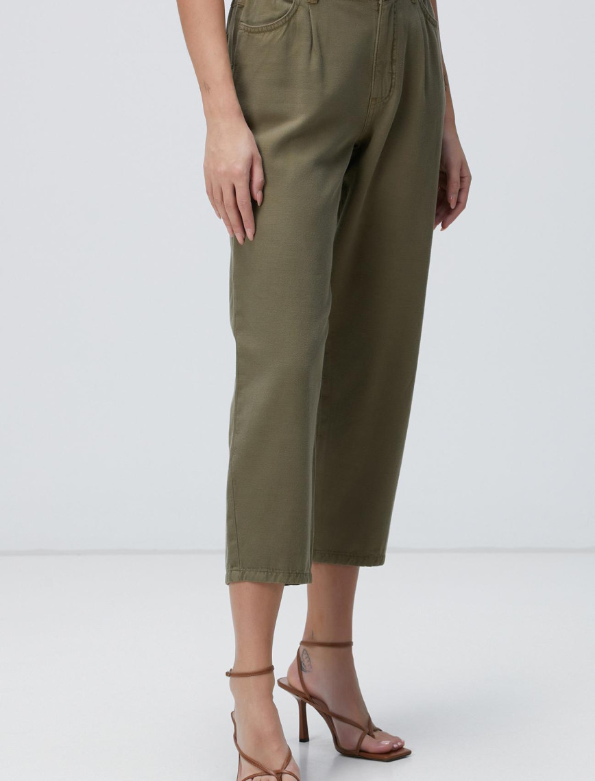 Network Kadın Haki Casual Pantolon Network Kadın Haki Casual Pantolon