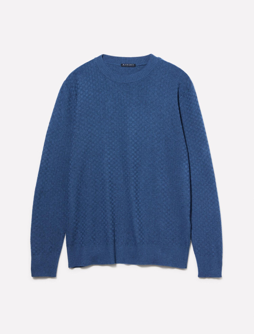 Erkek Petrol Mavisi Yün Karışımlı Uzun Kollu Ribanalı Kazak Erkek Petrol Mavisi Yün Karışımlı Uzun Kollu Ribanalı Kazak