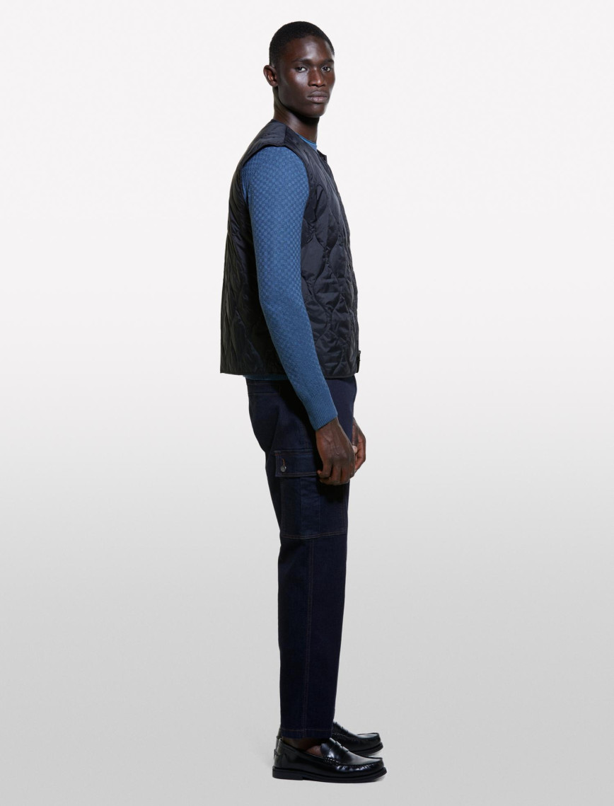 Erkek Petrol Mavisi Yün Karışımlı Uzun Kollu Ribanalı Kazak Erkek Petrol Mavisi Yün Karışımlı Uzun Kollu Ribanalı Kazak