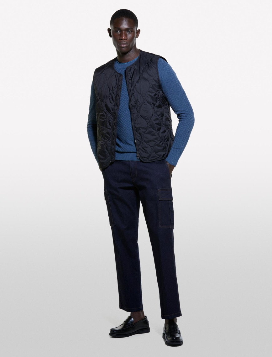 Erkek Kahve Melanj Yün Karışımlı Uzun Kollu Ribanalı Kazak Erkek Kahve Melanj Yün Karışımlı Uzun Kollu Ribanalı Kazak