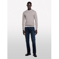 Erkek Deve Tüyü Pamuk Karışımlı Normal Kesim Uzun Kollu Ribanalı Kazak