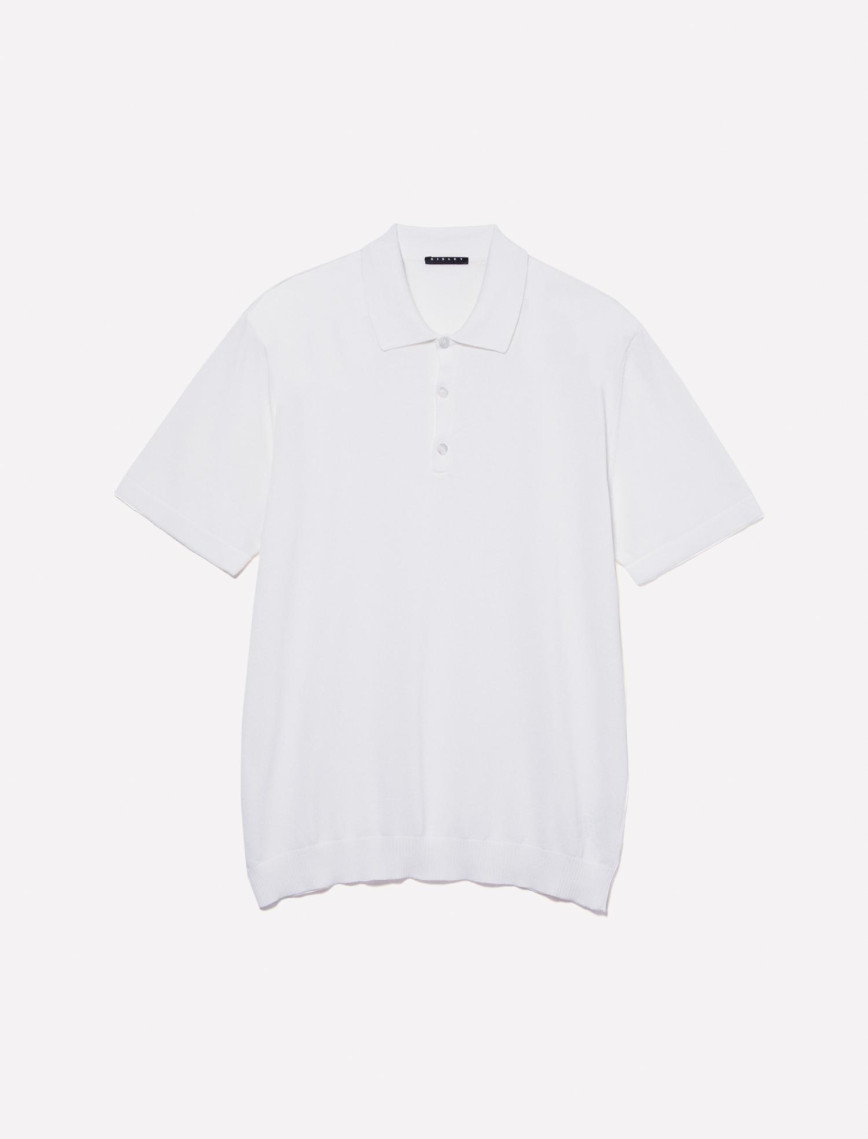 Erkek Krem Viskoz ve Pamuk Karışımlı Kısa Kollu Polo Yaka T-Shirt