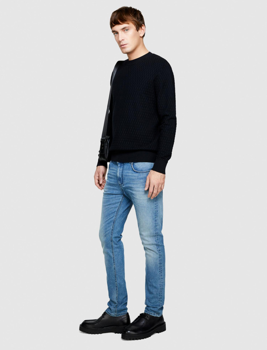 Erkek Siyah %100 Pamuk Dokulu Bisiklet Yaka Kazak Erkek Siyah %100 Pamuk Dokulu Bisiklet Yaka Kazak