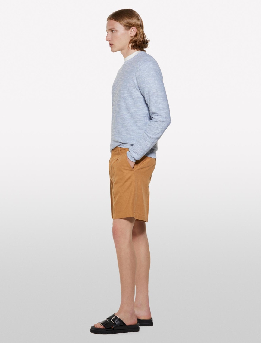 Erkek Açık Mavi Pamuk Karışımlı Uzun Kollu Bisiklet Yaka Kazak Erkek Açık Mavi Pamuk Karışımlı Uzun Kollu Bisiklet Yaka Kazak