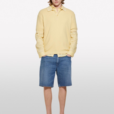 Erkek Soluk Turuncu %100 Pamuk Triko Polo T-Shirt Erkek Soluk Turuncu %100 Pamuk Triko Polo T-Shirt