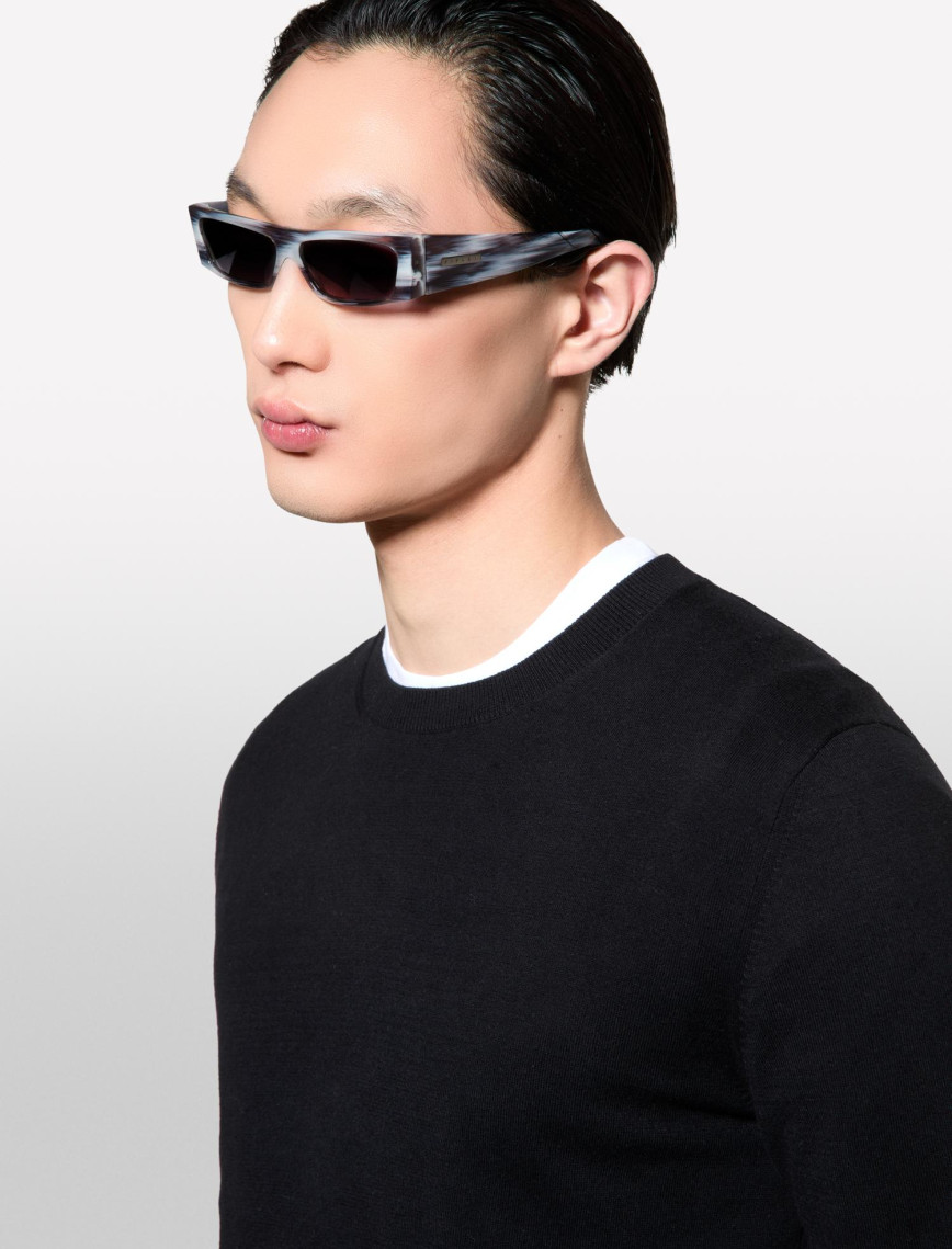 Erkek Siyah Pamuk Karışımlı Normal Kesim Uzun Kollu Ribanalı Kazak Erkek Siyah Pamuk Karışımlı Normal Kesim Uzun Kollu Ribanalı Kazak