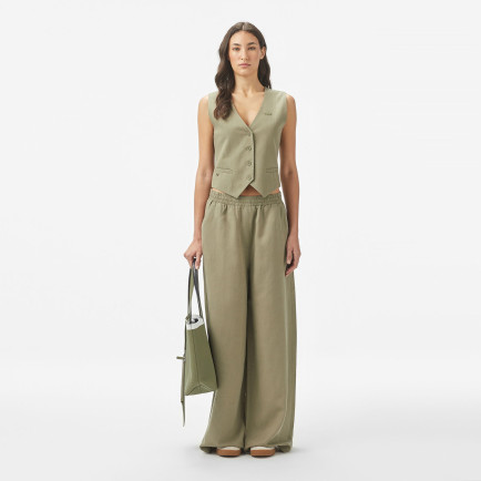 Lacoste Kadın Relaxed Fit Haki Pantolon