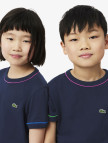Lacoste Çocuk Bisiklet Yaka Lacivert T-Shirt Lacoste Çocuk Bisiklet Yaka Lacivert T-Shirt