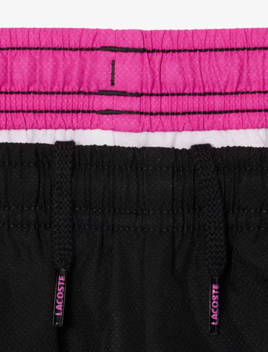 Lacoste Çocuk Kapüşonlu Renk Bloklu Beyaz Eşofman Takımı Lacoste Çocuk Kapüşonlu Renk Bloklu Beyaz Eşofman Takımı