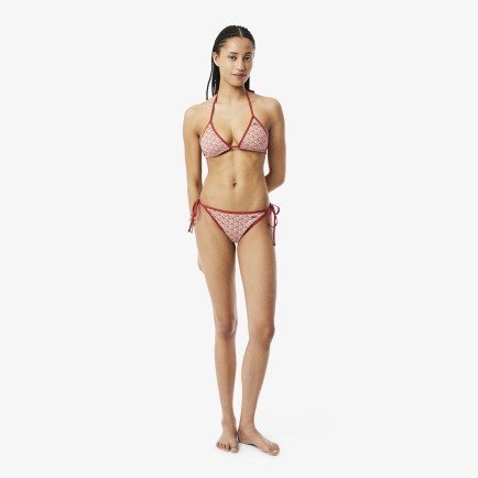 Lacoste Kadın Monogram Kırmızı Bikini Altı Lacoste Kadın Monogram Kırmızı Bikini Altı