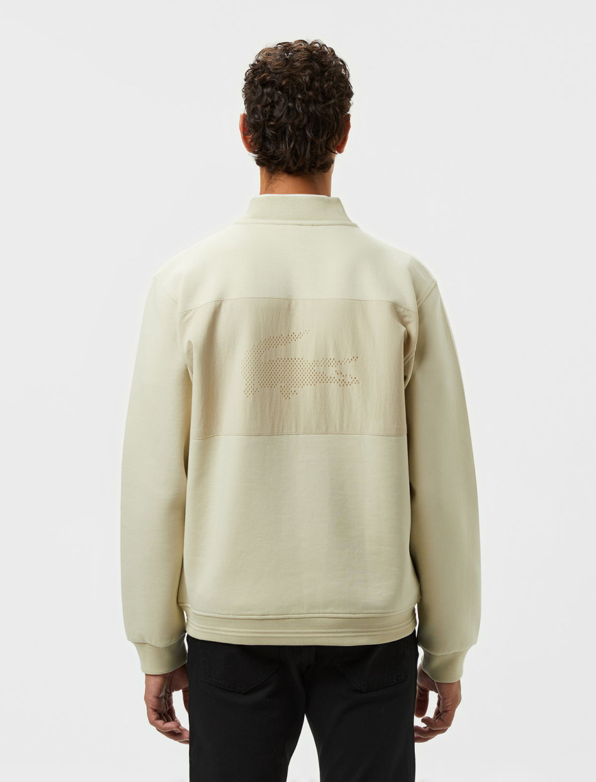 Lacoste Erkek Fermuarlı Bej Sweatshirt Lacoste Erkek Fermuarlı Bej Sweatshirt