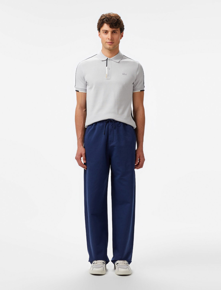 Lacoste Erkek Regular Fit Renk Bloklu Gri Polo Lacoste Erkek Regular Fit Renk Bloklu Gri Polo