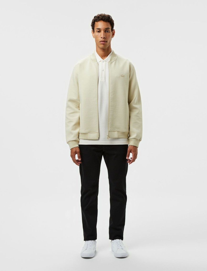 Lacoste Erkek Fermuarlı Bej Sweatshirt Lacoste Erkek Fermuarlı Bej Sweatshirt