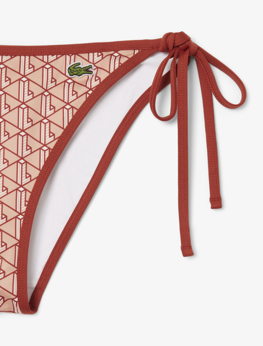 Lacoste Kadın Monogram Kırmızı Bikini Altı Lacoste Kadın Monogram Kırmızı Bikini Altı