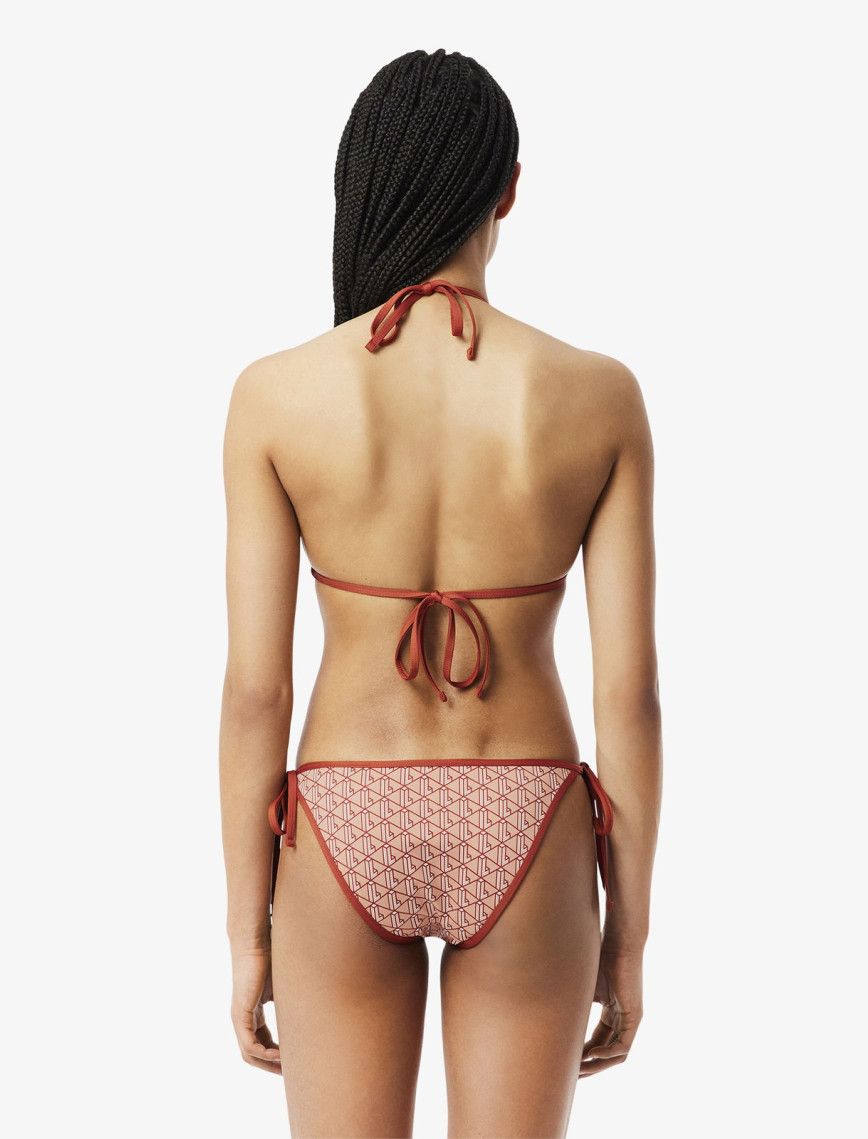 Lacoste Kadın Monogram Kırmızı Bikini Üstü Lacoste Kadın Monogram Kırmızı Bikini Üstü