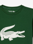 Lacoste Erkek Çocuk Bisiklet Yaka Baskılı Yeşil T-Shirt Lacoste Erkek Çocuk Bisiklet Yaka Baskılı Yeşil T-Shirt