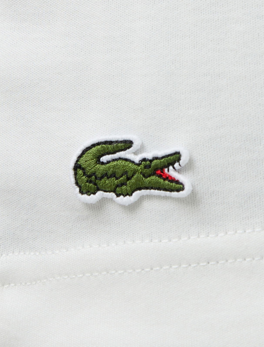 Lacoste Erkek Bisiklet Yaka Baskılı Beyaz T-Shirt Lacoste Erkek Bisiklet Yaka Baskılı Beyaz T-Shirt